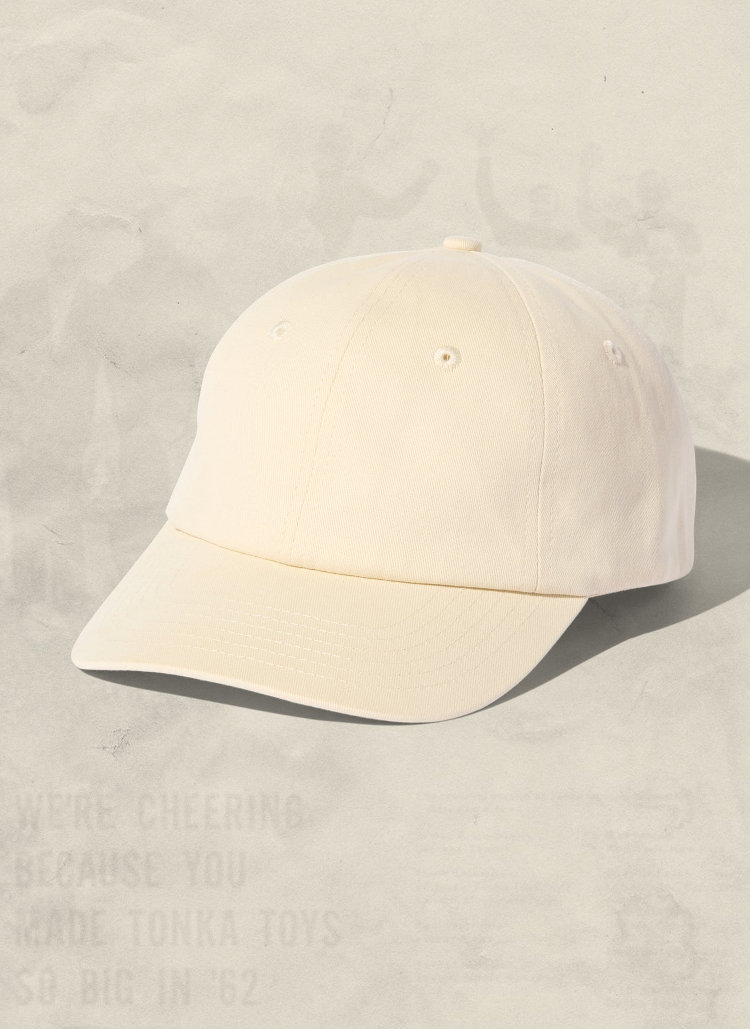 Brushed Cotton Classic Dad Hat with Adjustable Brass Closure