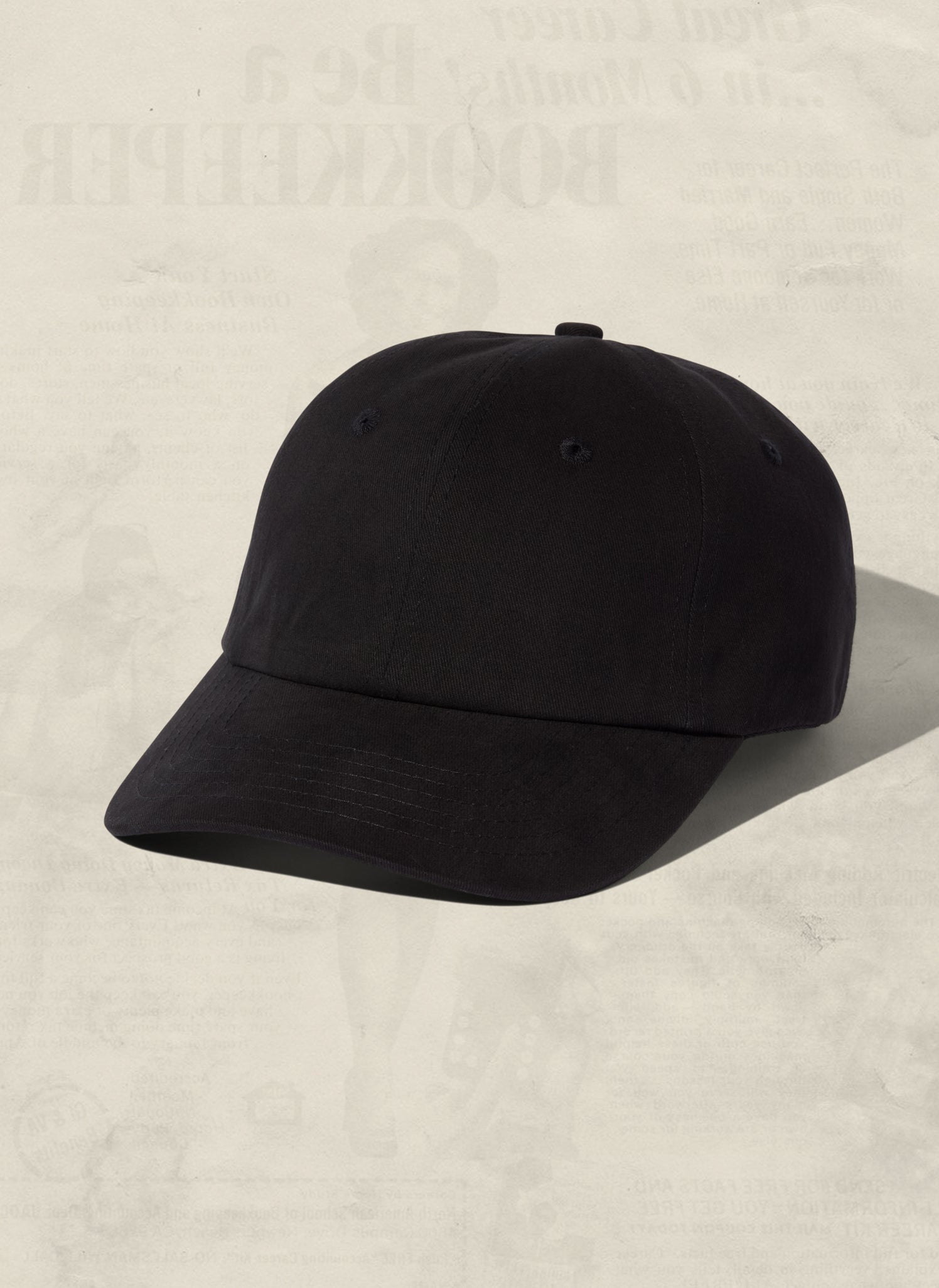 Brushed Cotton Classic Dad Hat with Adjustable Brass Closure