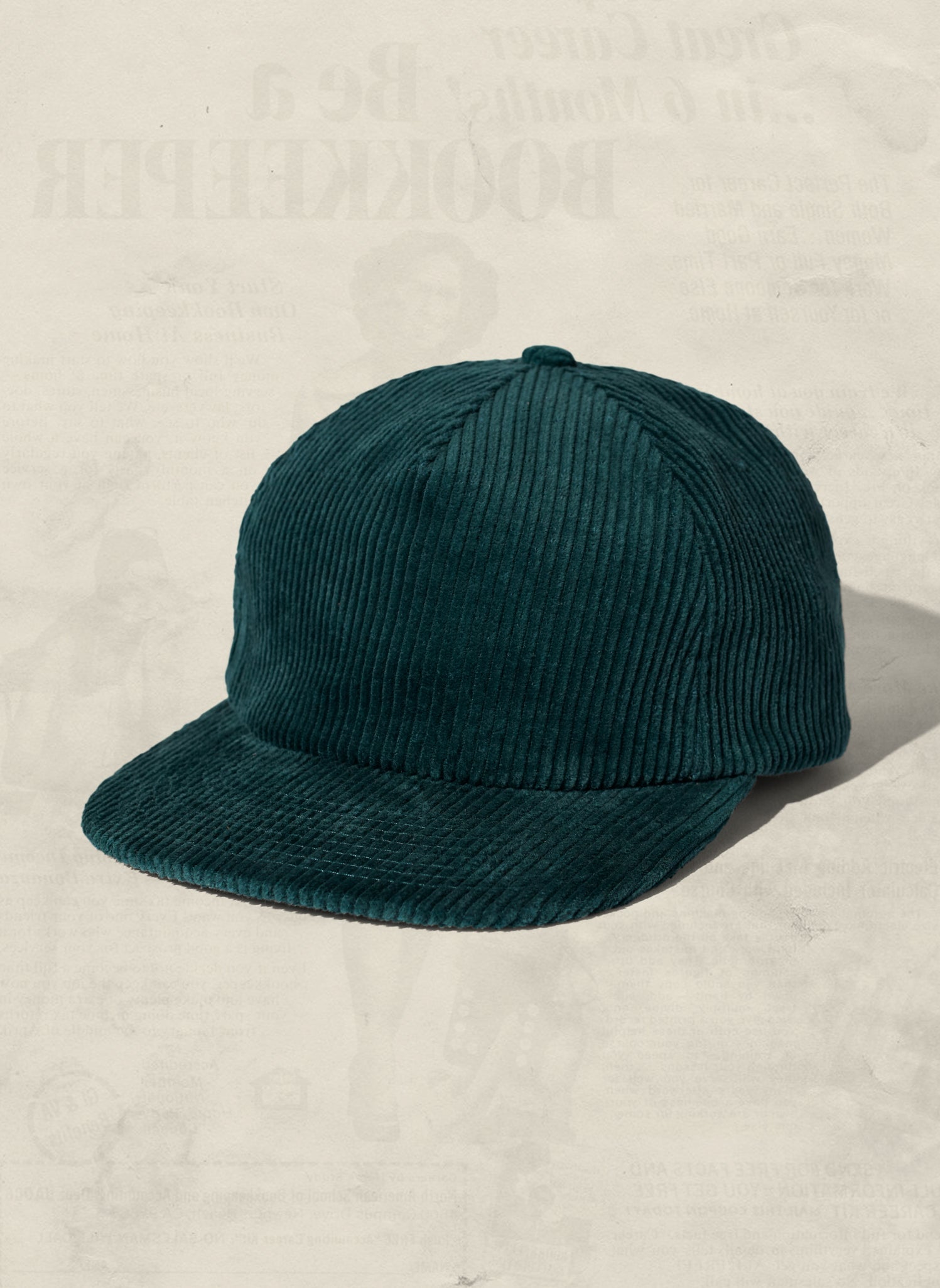 Corduroy Field Trip Unstructured 5-Panel Adjustable Strapback Hat
