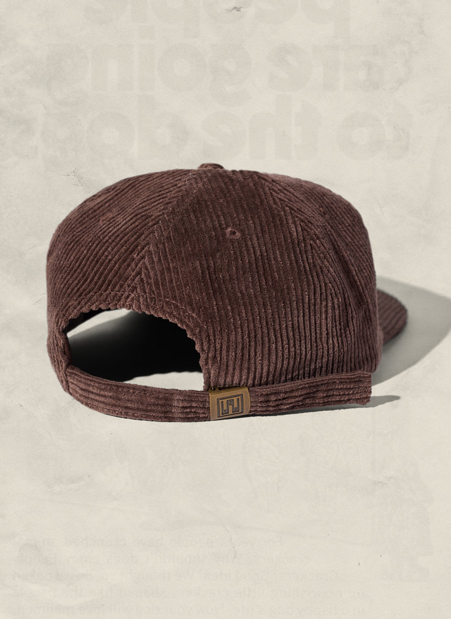 Corduroy Field Trip Unstructured 5-Panel Adjustable Strapback Hat