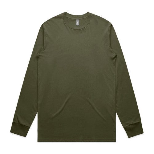 Premium Men's Staple Long Sleeve Tee – Soft Combed Cotton T-Shirt