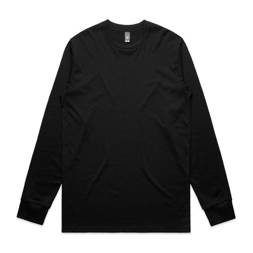 Premium Men's Staple Long Sleeve Tee – Soft Combed Cotton T-Shirt