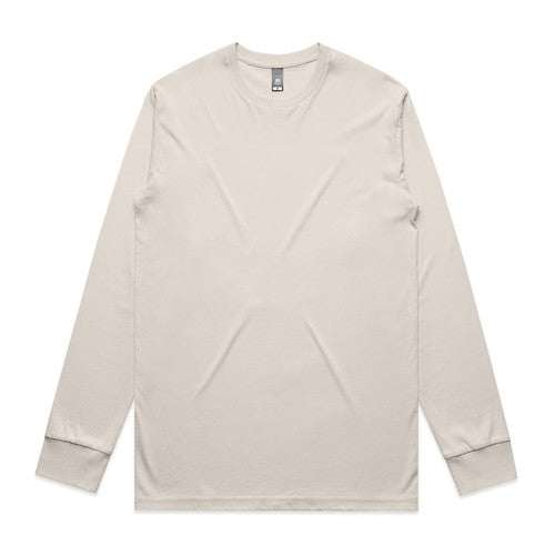 Premium Men's Staple Long Sleeve Tee – Soft Combed Cotton T-Shirt