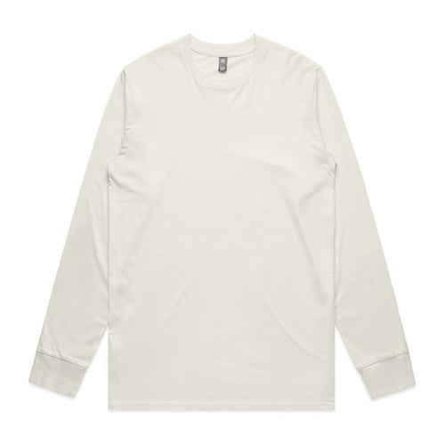 Premium Men's Staple Long Sleeve Tee – Soft Combed Cotton T-Shirt
