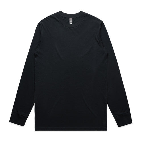 Premium Men's Staple Long Sleeve Tee – Soft Combed Cotton T-Shirt