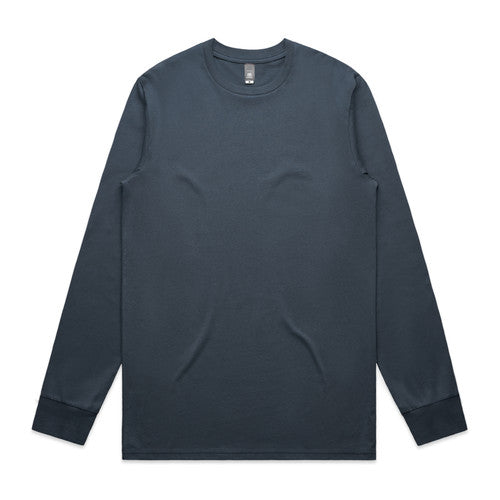 Premium Men's Staple Long Sleeve Tee – Soft Combed Cotton T-Shirt