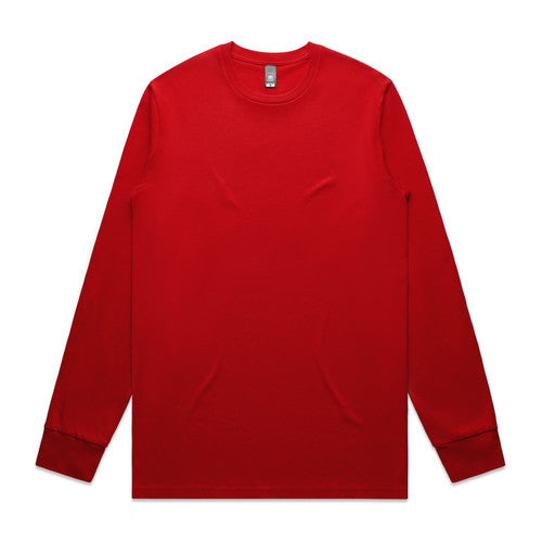 Premium Men's Staple Long Sleeve Tee – Soft Combed Cotton T-Shirt
