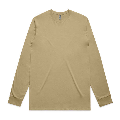 Premium Men's Staple Long Sleeve Tee – Soft Combed Cotton T-Shirt