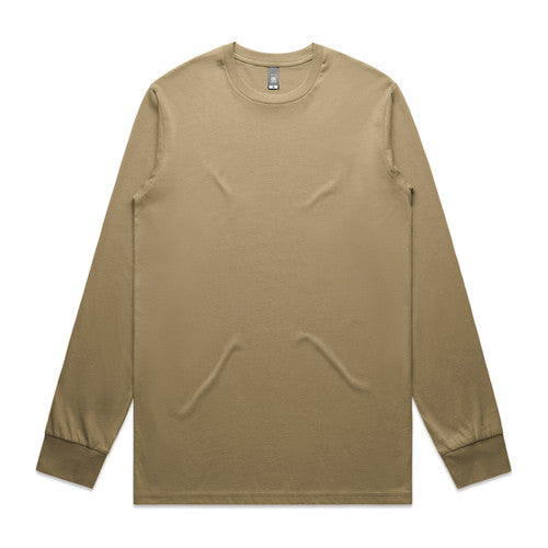 Premium Men's Staple Long Sleeve Tee – Soft Combed Cotton T-Shirt