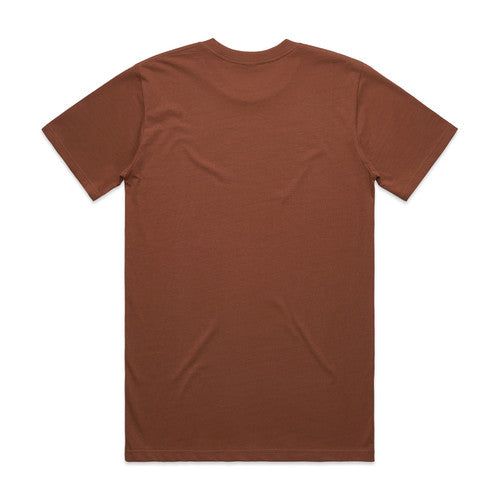 Premium Heavyweight Cotton Classic Crewneck T-Shirt Men's Durable Casual Wear