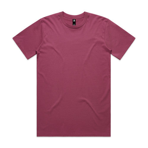 Premium Heavyweight Cotton Classic Crewneck T-Shirt Men's Durable Casual Wear