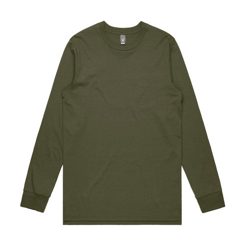 Premium Men's Heavyweight Long Sleeve Cotton Tee for Everyday Comfort