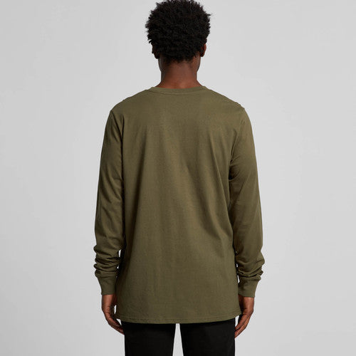 Premium Men's Heavyweight Long Sleeve Cotton Tee for Everyday Comfort