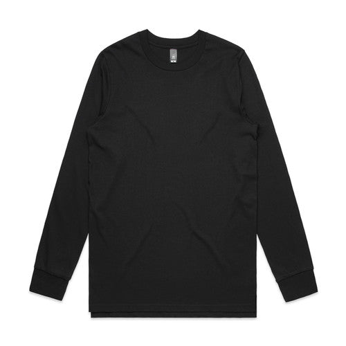 Premium Men's Heavyweight Long Sleeve Cotton Tee for Everyday Comfort