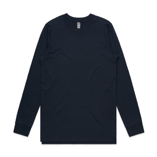 Premium Men's Heavyweight Long Sleeve Cotton Tee for Everyday Comfort