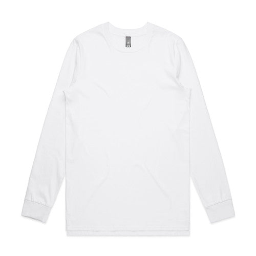 Premium Men's Heavyweight Long Sleeve Cotton Tee for Everyday Comfort