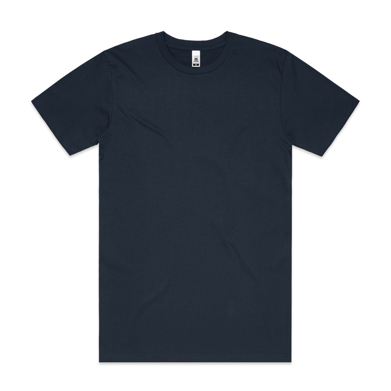 AS Colour Men's Block Tubular Tee: Premium Carded Cotton, Regular Fit, Preshrunk