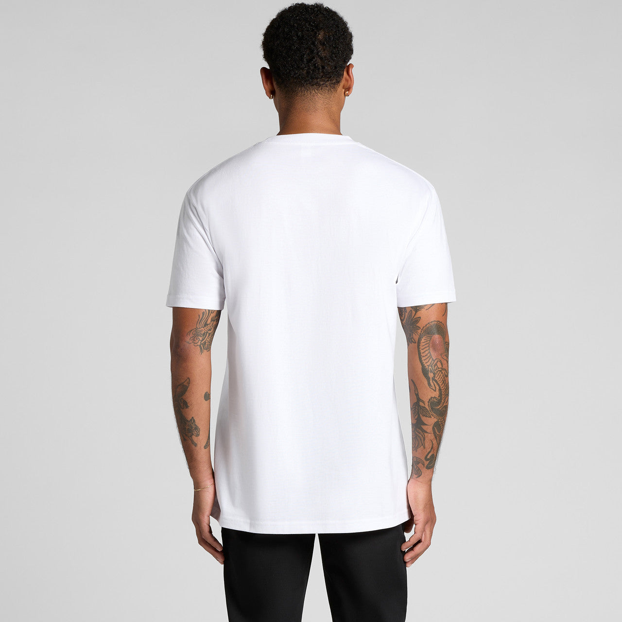 AS Colour Men's Block Tubular Tee: Premium Carded Cotton, Regular Fit, Preshrunk
