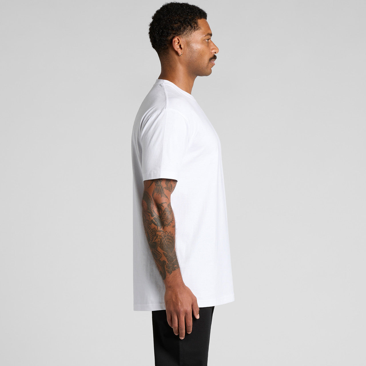 AS Colour Men's Block Tubular Tee: Premium Carded Cotton, Regular Fit, Preshrunk
