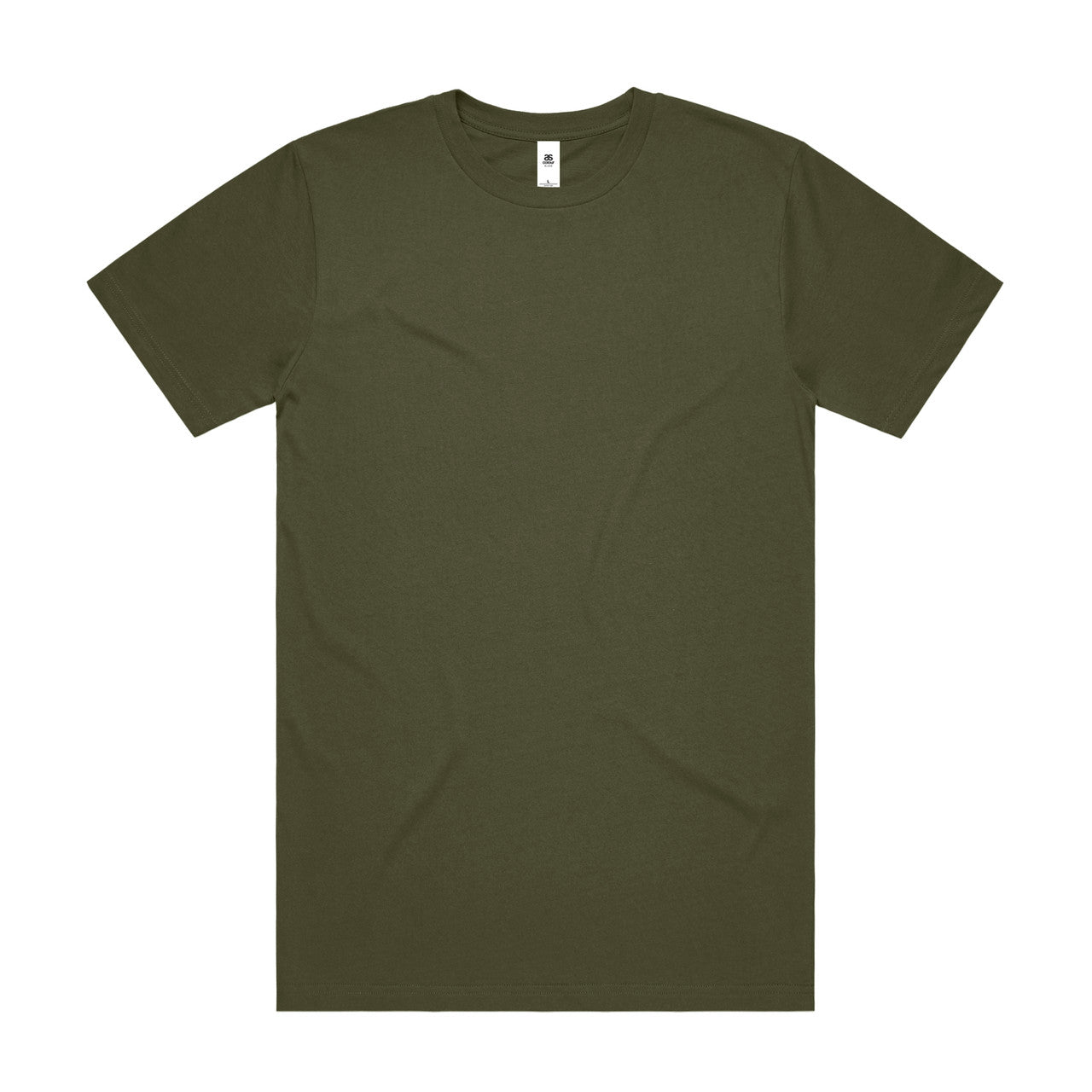 AS Colour Men's Block Tubular Tee: Premium Carded Cotton, Regular Fit, Preshrunk