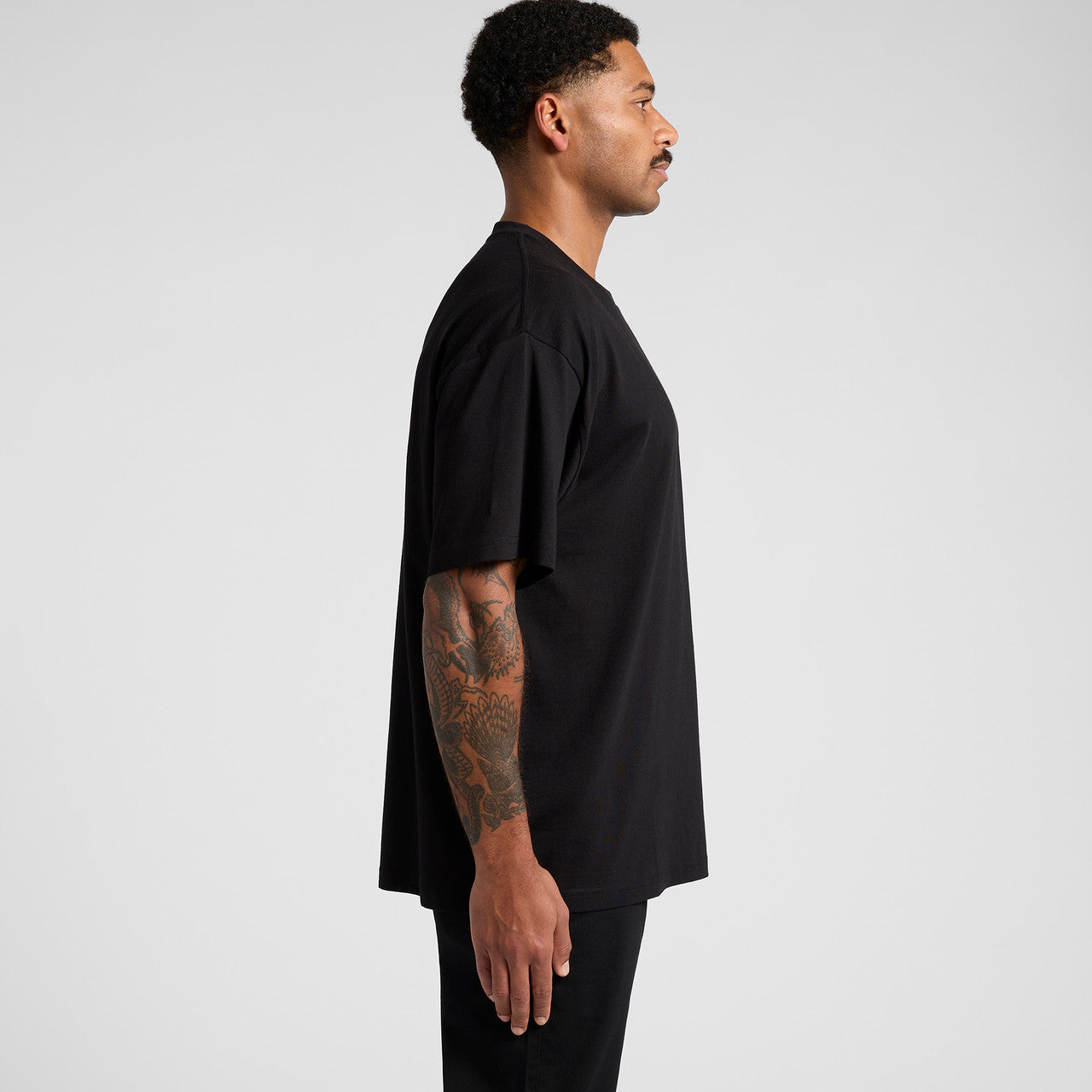 Men's Premium Heavyweight Oversized Block Tee – Ultimate Comfort, Dropped Shoulder Style