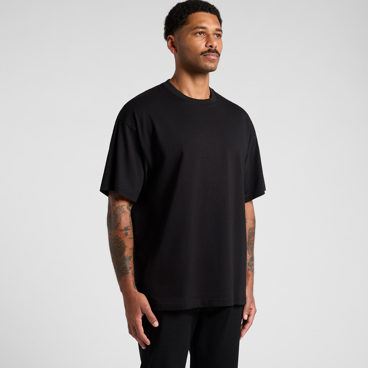 Men's Premium Heavyweight Oversized Block Tee – Ultimate Comfort, Dropped Shoulder Style
