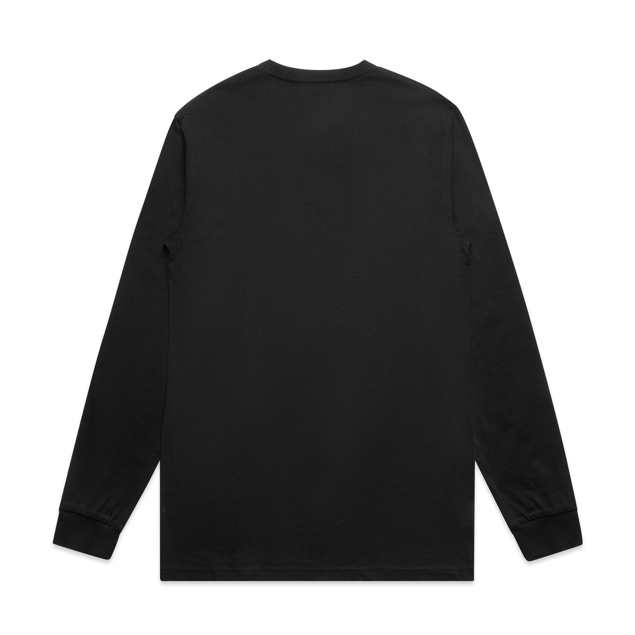 Men's Premium Carded Cotton Block Long Sleeve Tee Shirt Durable Comfortable Fit