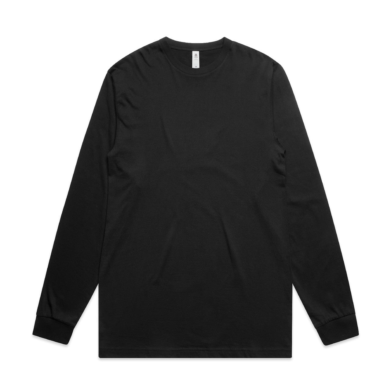 Men's Premium Carded Cotton Block Long Sleeve Tee Shirt Durable Comfortable Fit