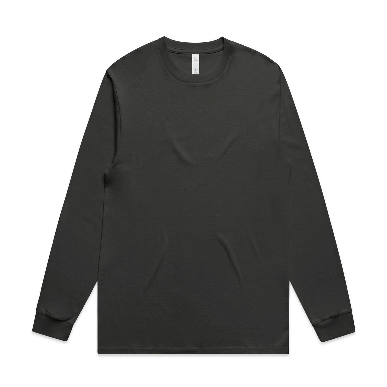 Men's Premium Carded Cotton Block Long Sleeve Tee Shirt Durable Comfortable Fit