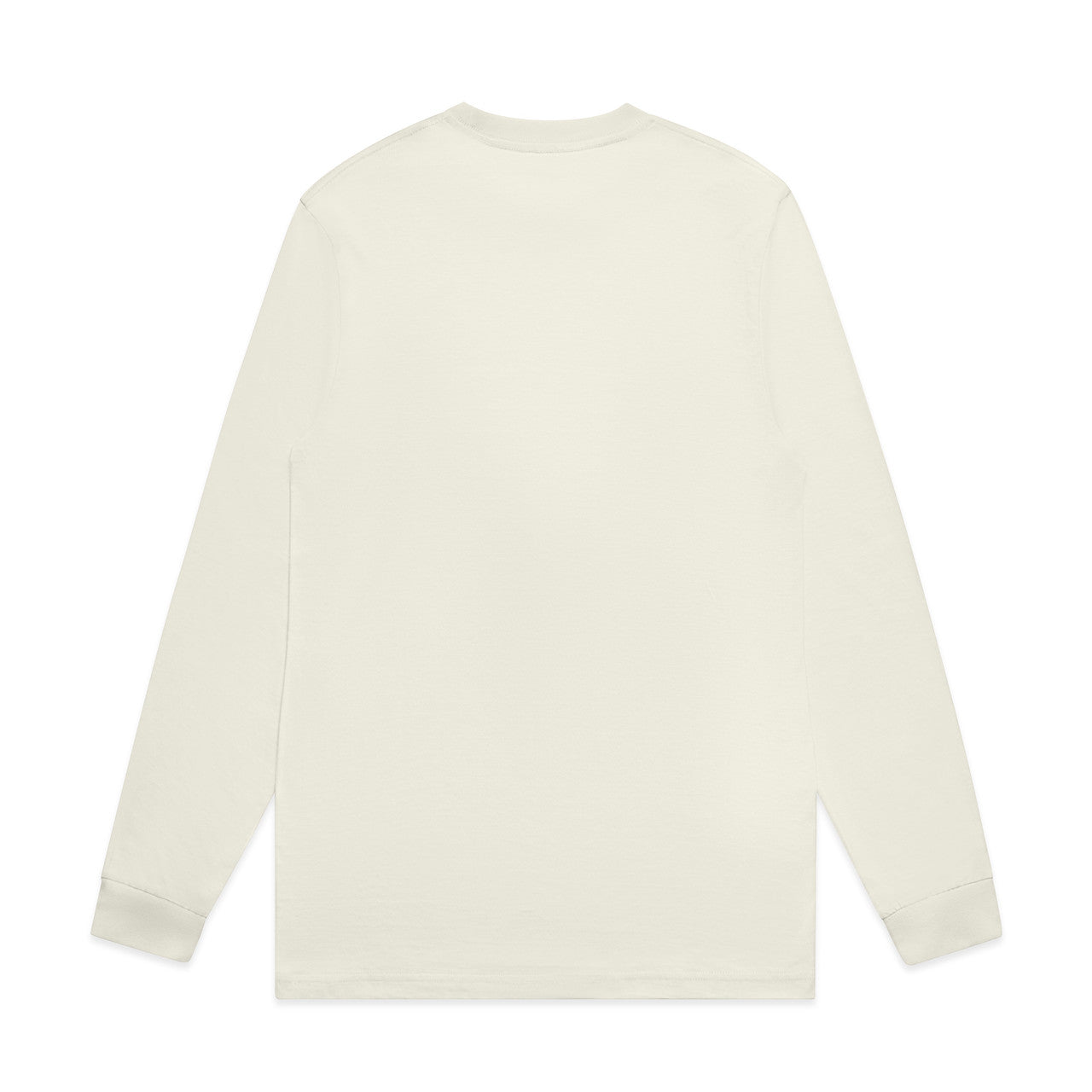 Men's Premium Carded Cotton Block Long Sleeve Tee Shirt Durable Comfortable Fit