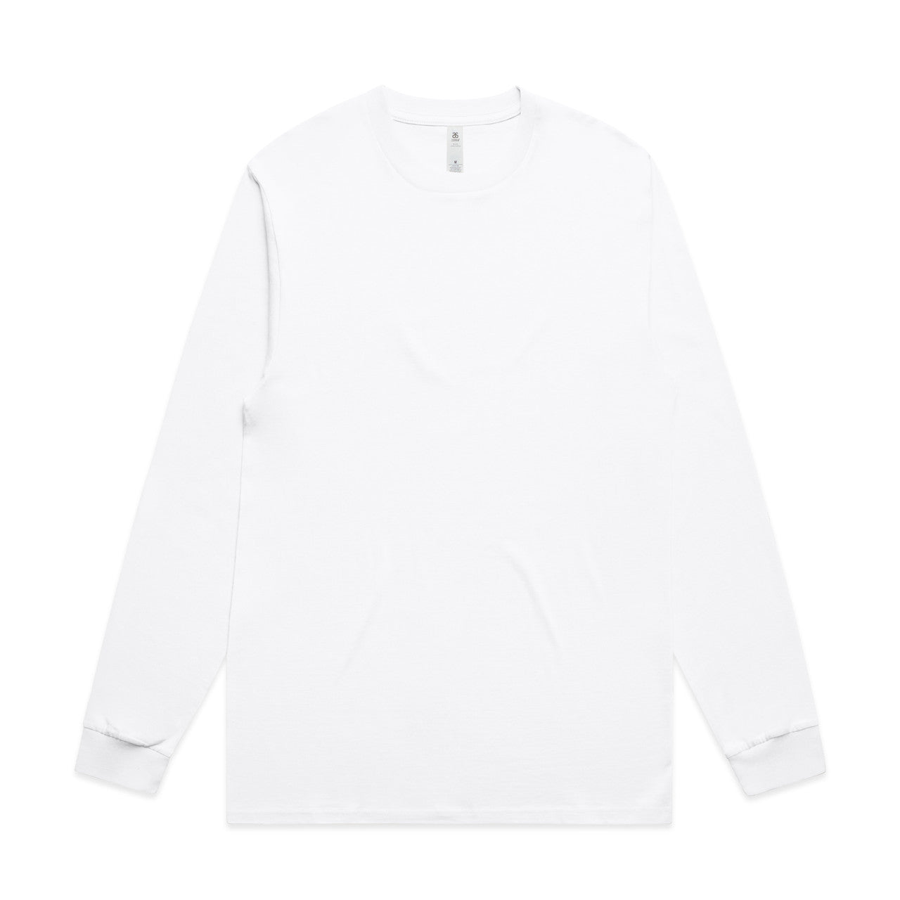 Men's Premium Carded Cotton Block Long Sleeve Tee Shirt Durable Comfortable Fit