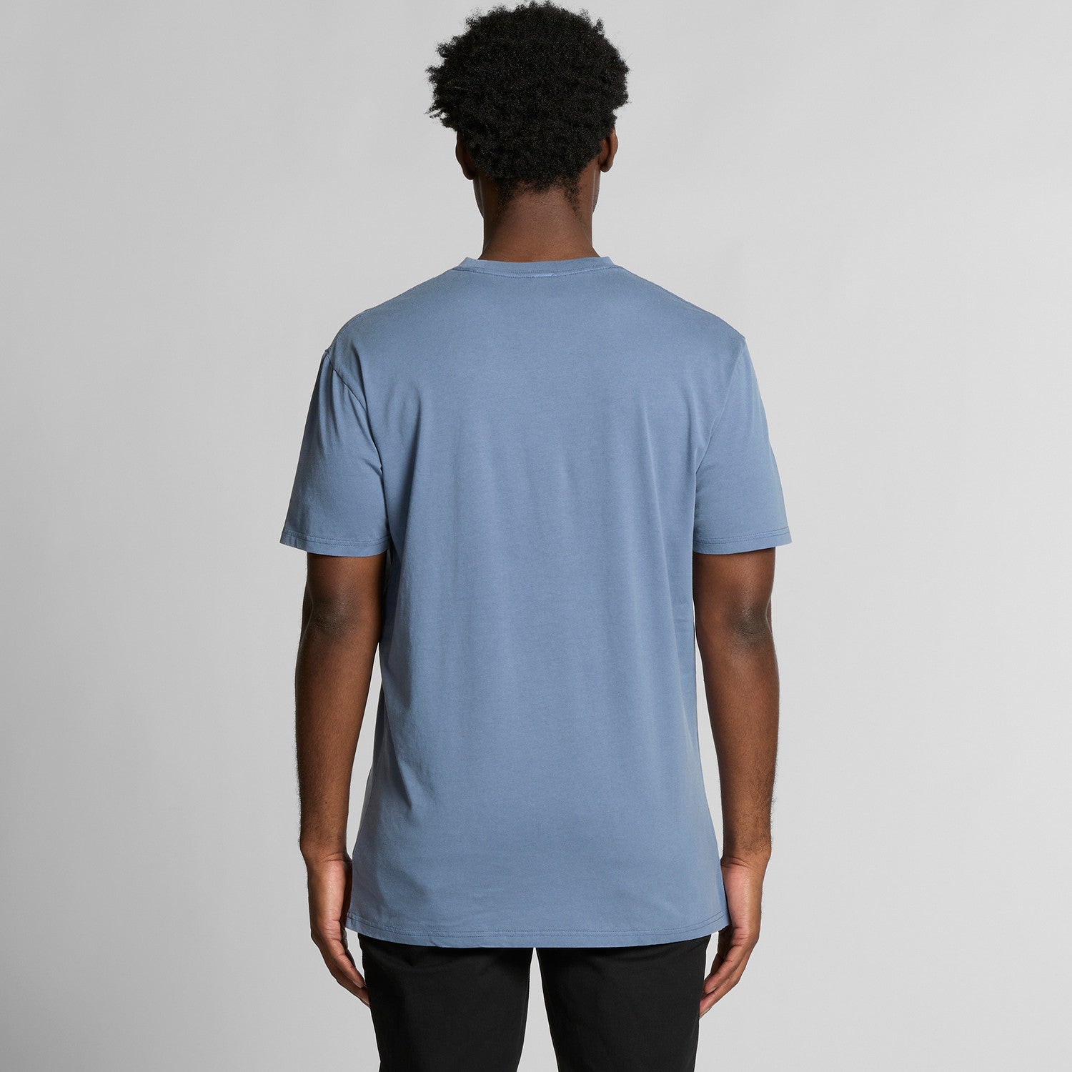 Men's Premium Faded Cotton Staple Tee - Soft, Preshrunk, Durable