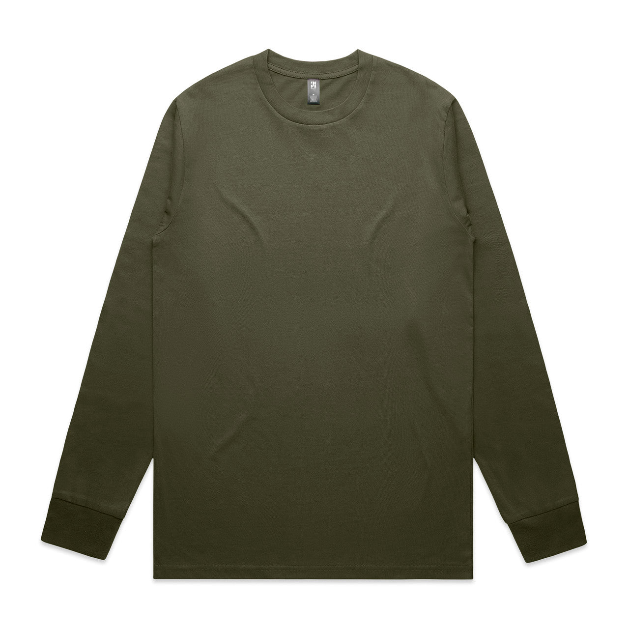 Men's Premium Heavyweight Long Sleeve Tee, 100% Combed Cotton, Regular Fit, Durable