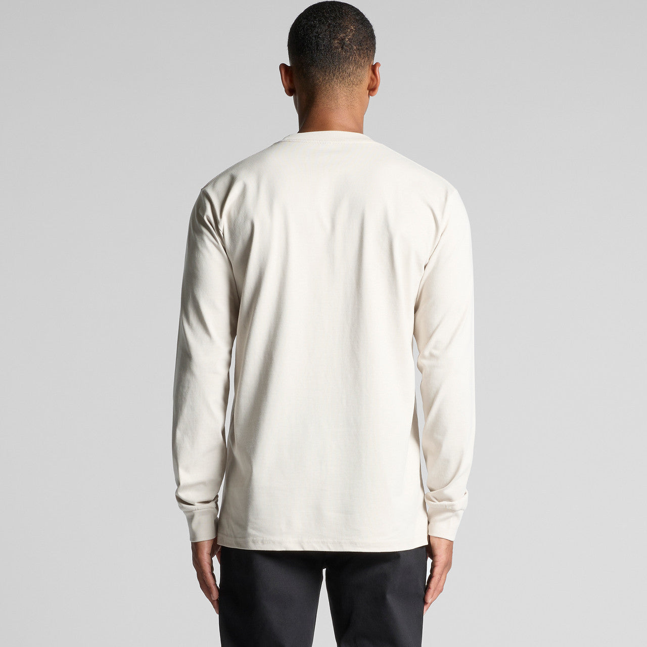 Men's Premium Heavyweight Long Sleeve Tee, 100% Combed Cotton, Regular Fit, Durable