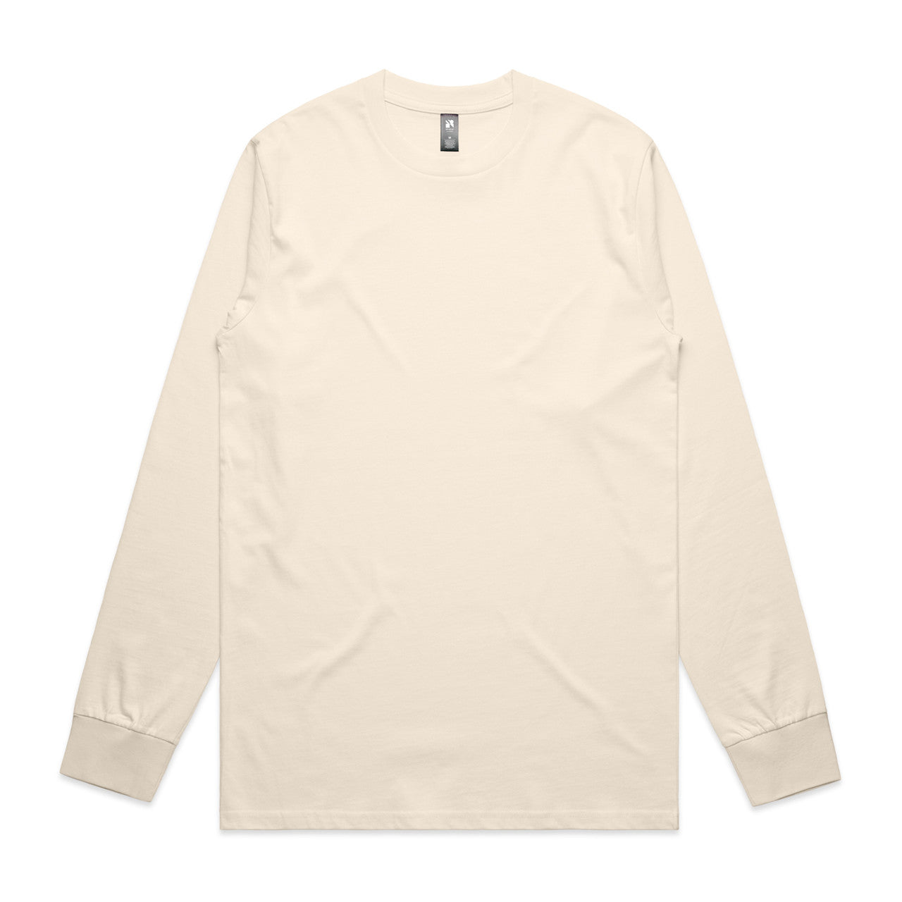 Men's Premium Heavyweight Long Sleeve Tee, 100% Combed Cotton, Regular Fit, Durable