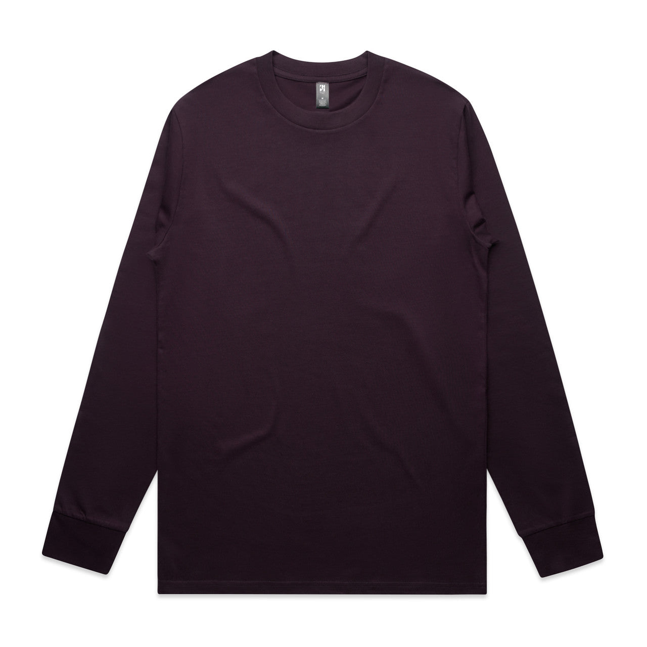 Men's Premium Heavyweight Long Sleeve Tee, 100% Combed Cotton, Regular Fit, Durable
