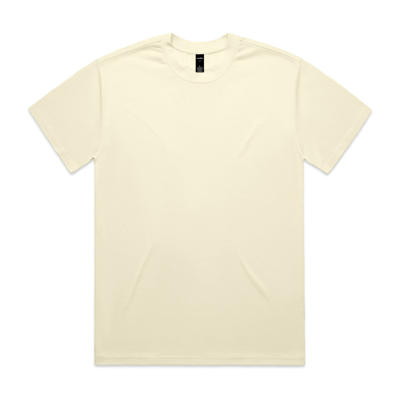 Premium Heavyweight Cotton Tee: Durable, Relaxed Fit, Wide Ribbing, AS Colour 5080
