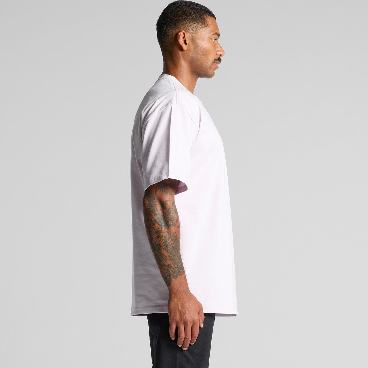Premium Heavyweight Cotton Tee: Durable, Relaxed Fit, Wide Ribbing, AS Colour 5080