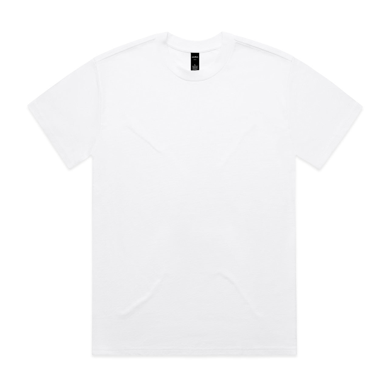 Premium Heavyweight Cotton Tee: Durable, Relaxed Fit, Wide Ribbing, AS Colour 5080