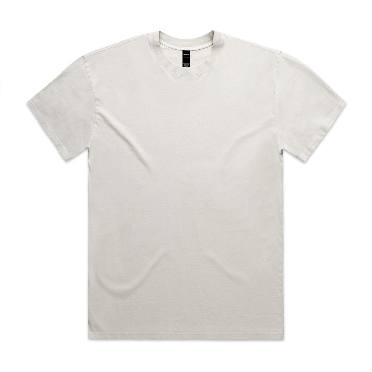 Men's Heavyweight Faded Cotton Tee: Relaxed Fit, Durable, Garment Dyed Style
