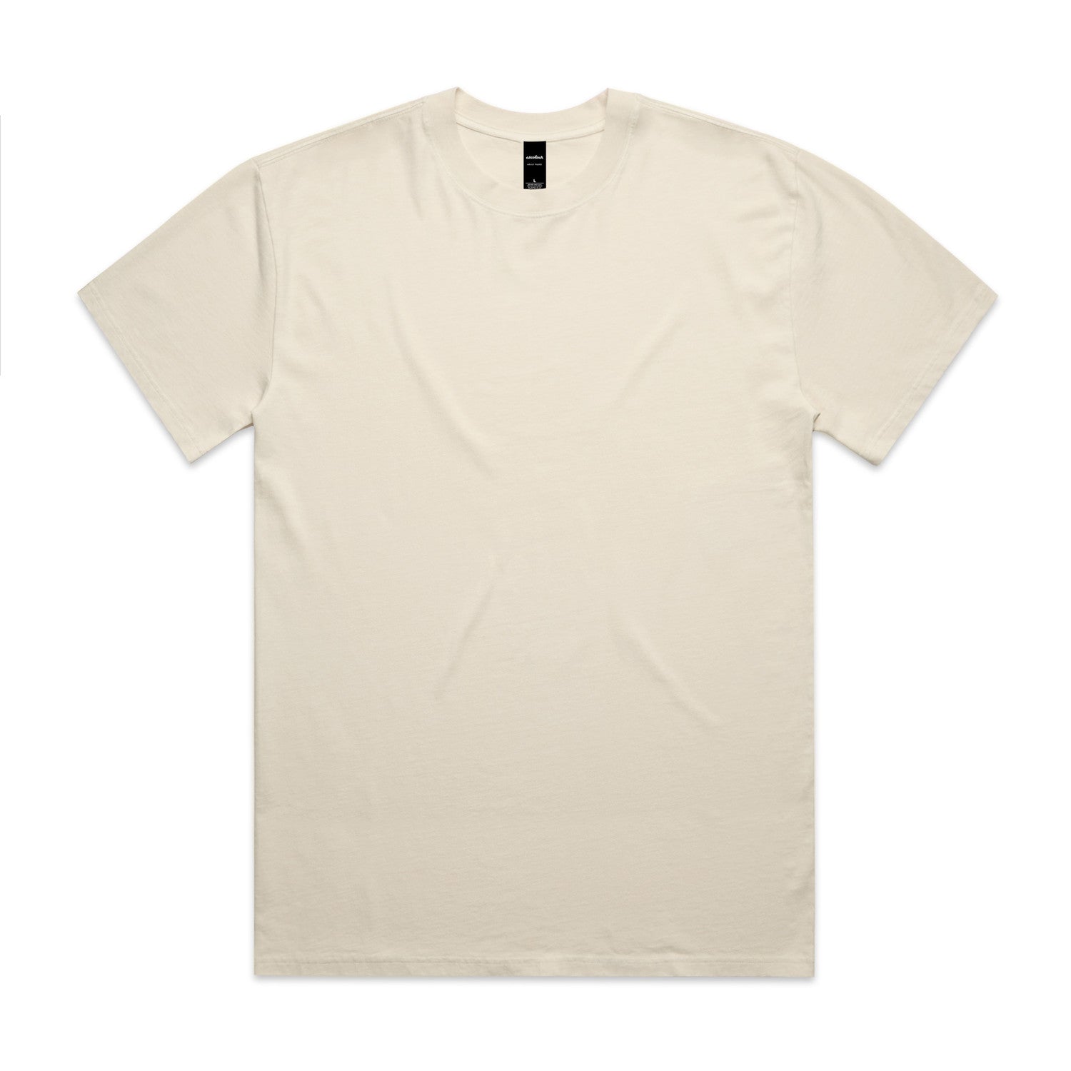 Men's Heavyweight Faded Cotton Tee: Relaxed Fit, Durable, Garment Dyed Style