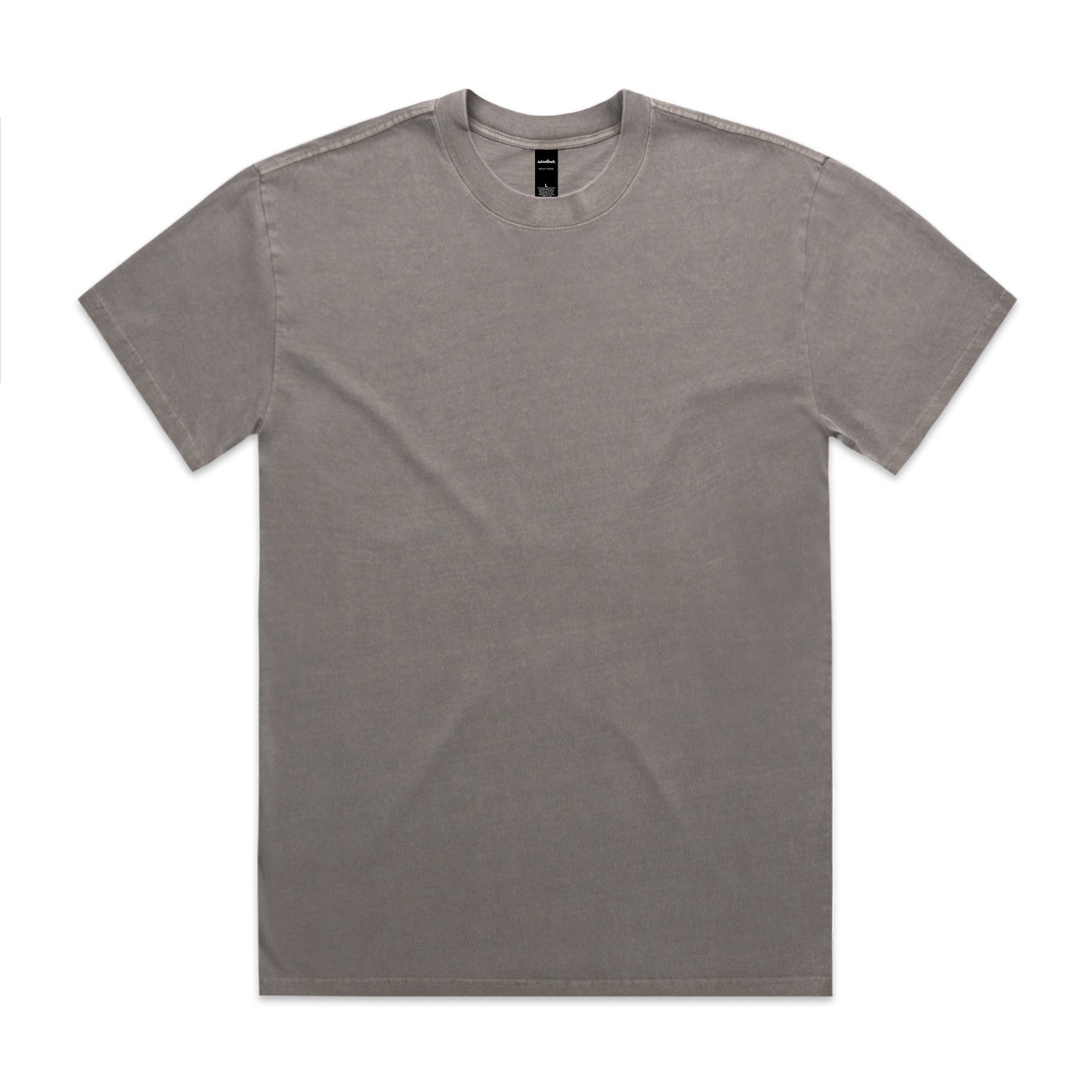 Men's Heavyweight Faded Cotton Tee: Relaxed Fit, Durable, Garment Dyed Style