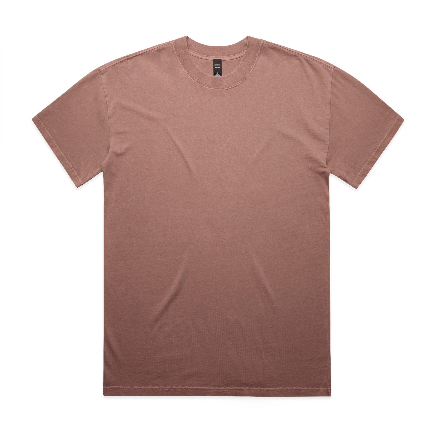 Men's Heavyweight Faded Cotton Tee: Relaxed Fit, Durable, Garment Dyed Style
