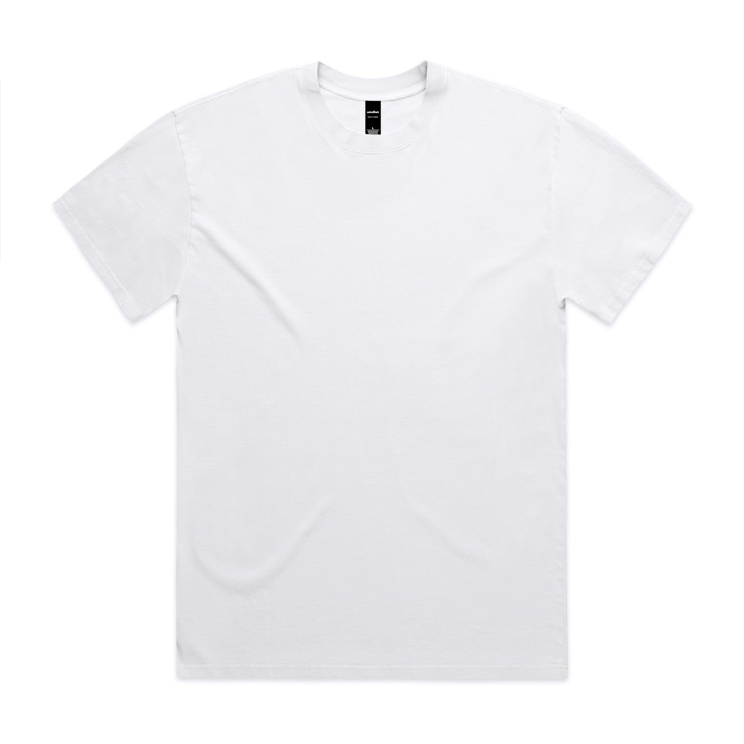 Men's Heavyweight Faded Cotton Tee: Relaxed Fit, Durable, Garment Dyed Style