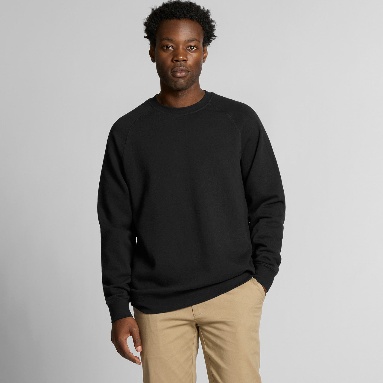 AS Colour Supply Crew Sweatshirt: Mid-Weight, Anti-Pill Fleece, Raglan Sleeves