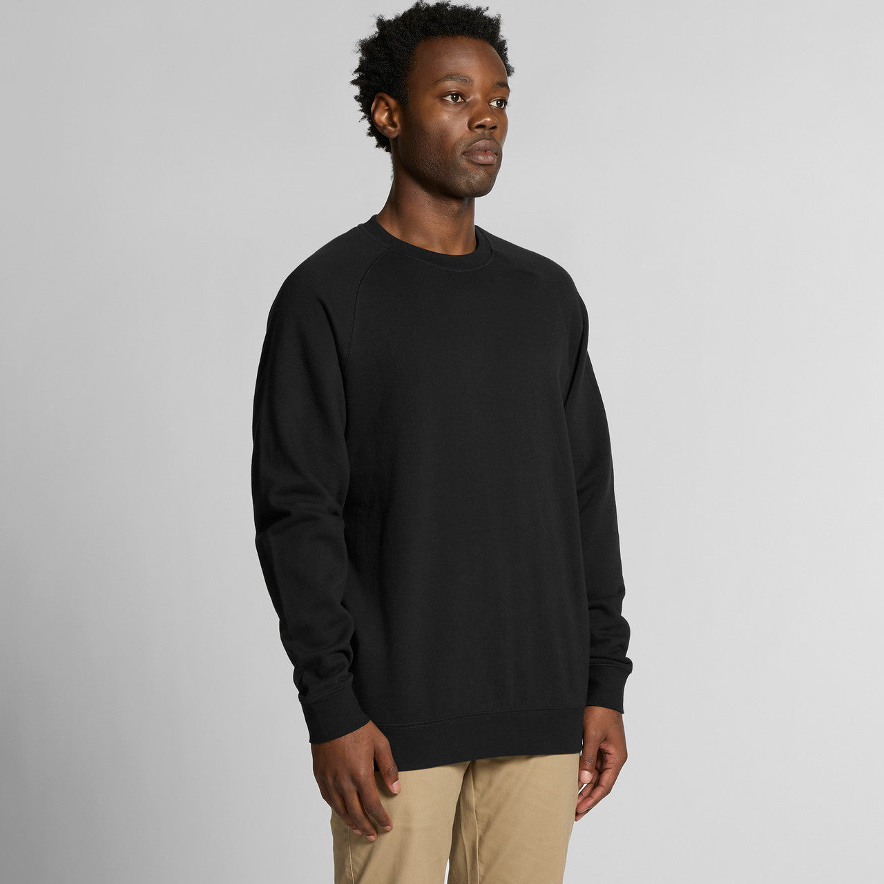 AS Colour Supply Crew Sweatshirt: Mid-Weight, Anti-Pill Fleece, Raglan Sleeves