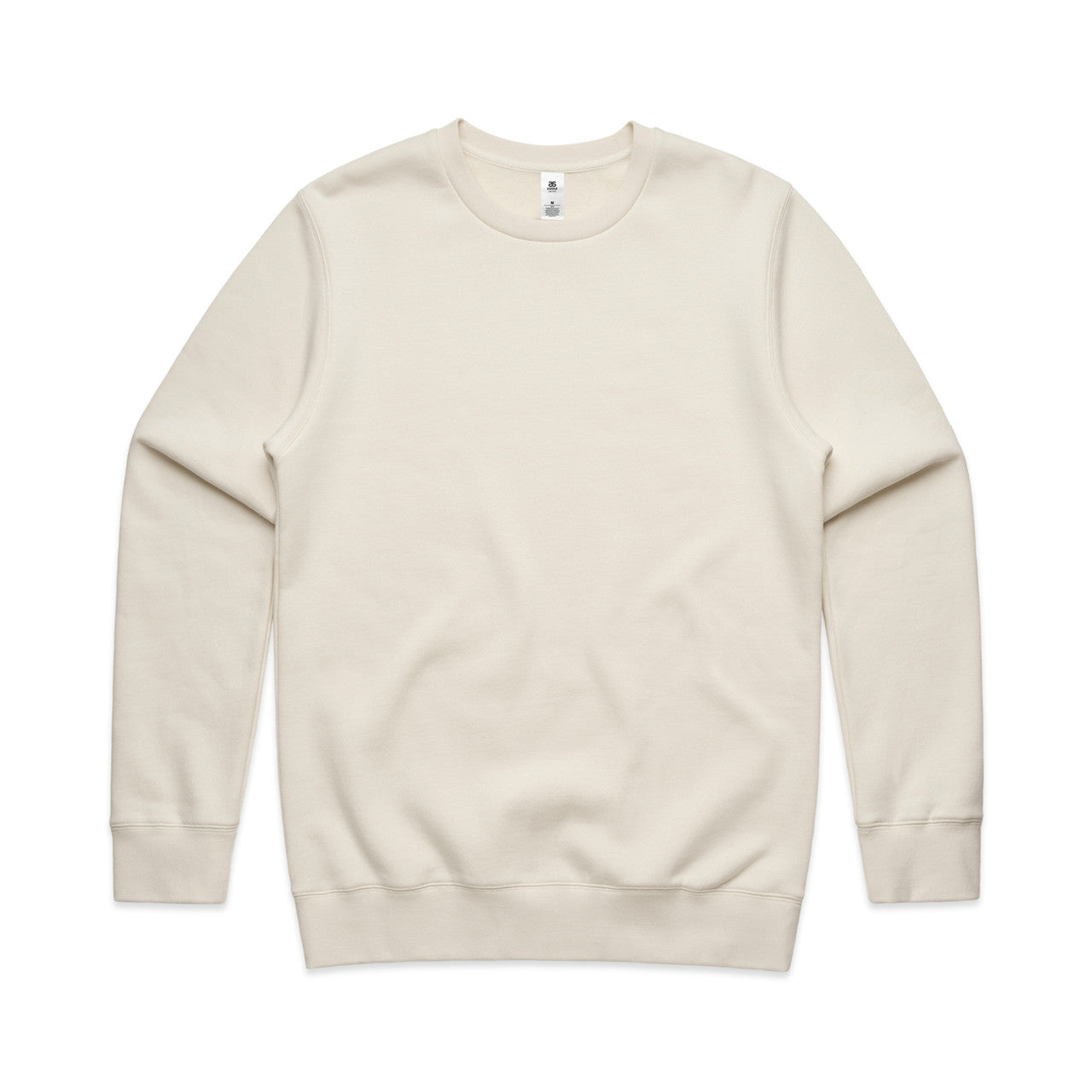 AS Colour Men's Premium Heavyweight Stencil Crewneck Sweatshirt - Sustainable Recycled Fleece
