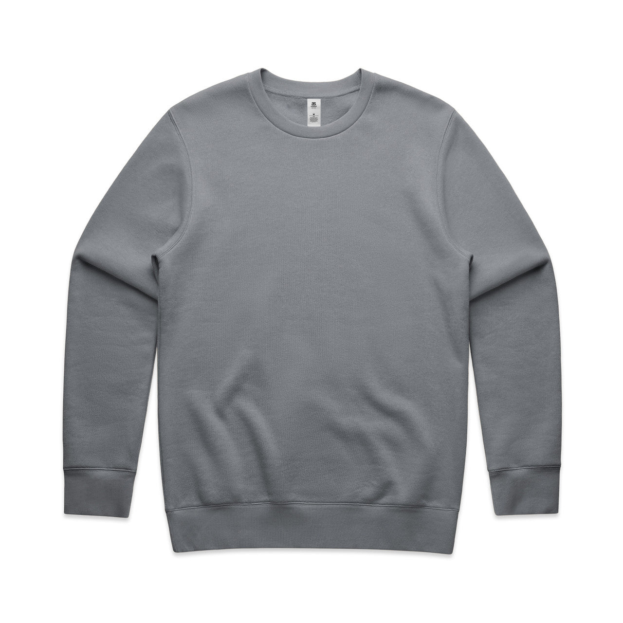 AS Colour Men's Premium Heavyweight Stencil Crewneck Sweatshirt - Sustainable Recycled Fleece