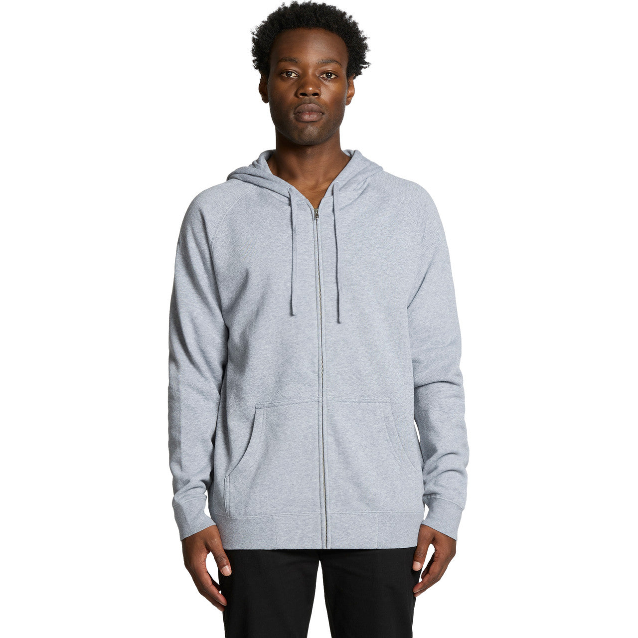 AS Colour Men's Supply Zip Hood: Premium Cotton Blend, Cozy Full Zip Hoodie