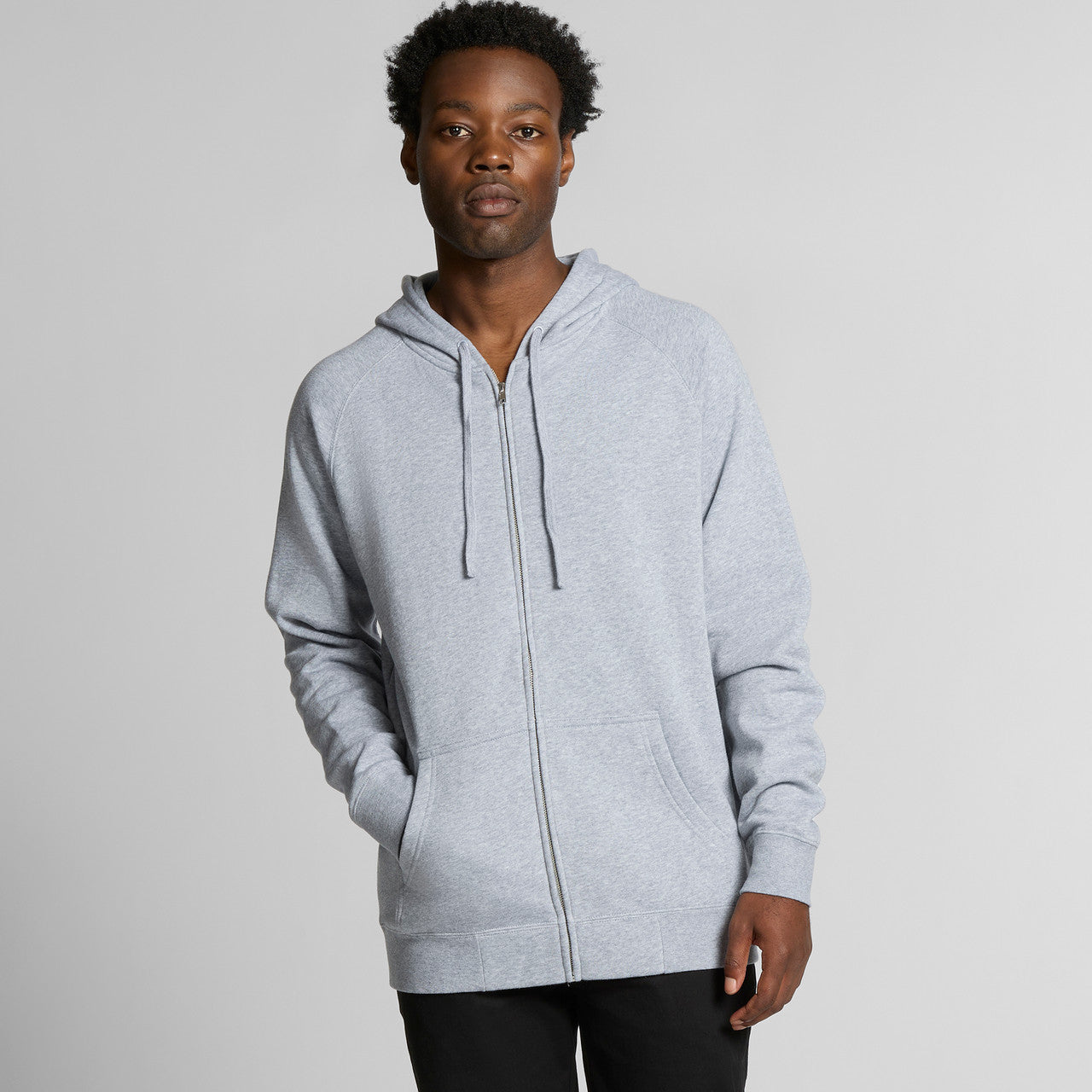 AS Colour Men's Supply Zip Hood: Premium Cotton Blend, Cozy Full Zip Hoodie